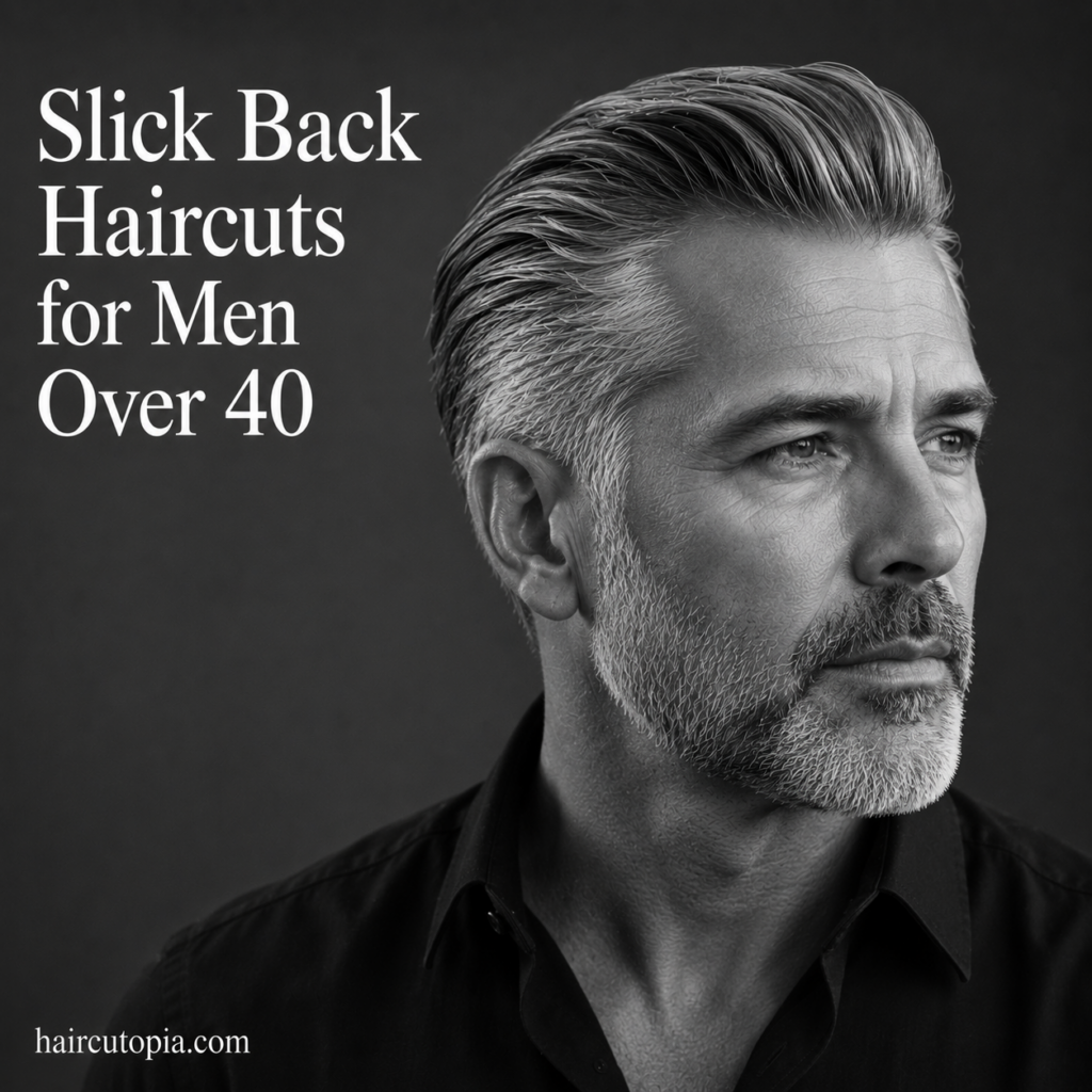 Slick Back Haircuts for Men Over 40: Sophisticated Styles That Never Go Out of Fashion