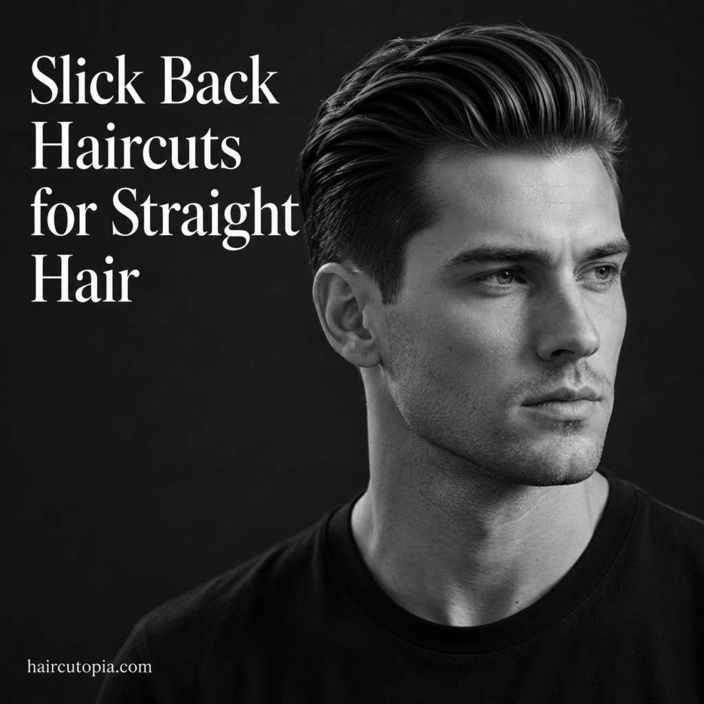 Slick Back Haircuts for Straight Hair: Timeless Styles with a Modern Edge