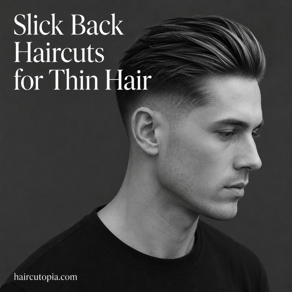 Slick Back Haircuts for Thin Hair: Best Styles to Add Volume and Confidence