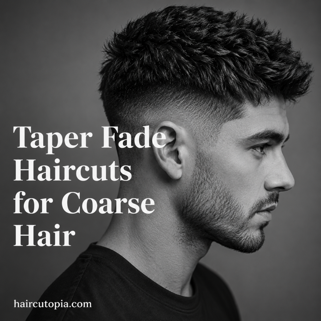 Taper Fade Haircuts for Coarse Hair: Stylish, Clean, and Easy-to-Manage Looks