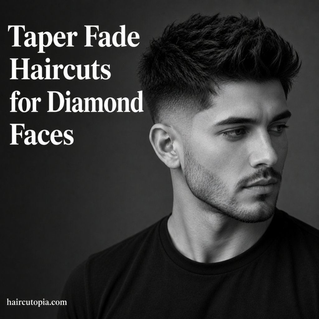 Taper Fade Haircuts for Diamond Faces: The Best Styles to Balance and Enhance Your Features