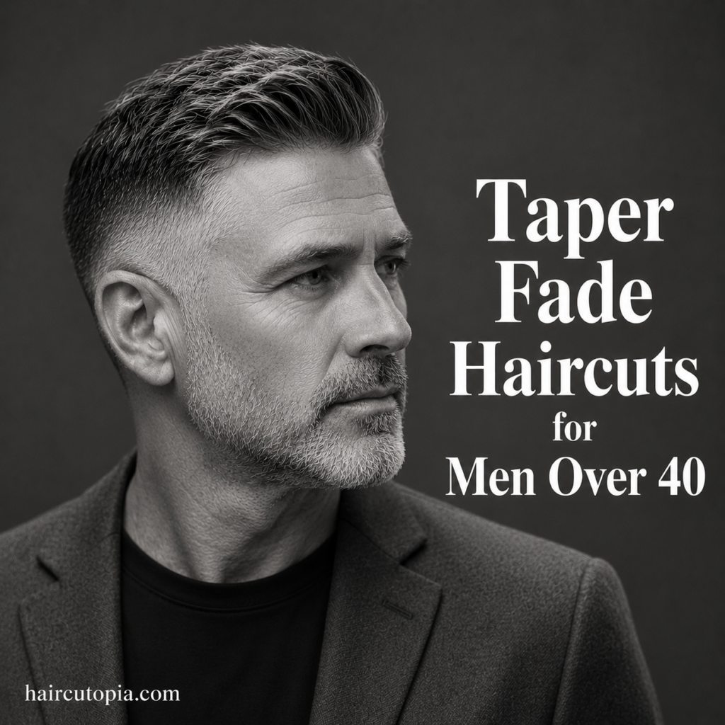 Taper Fade Haircuts for Men Over 40: Modern, Professional, and Timeless Styles