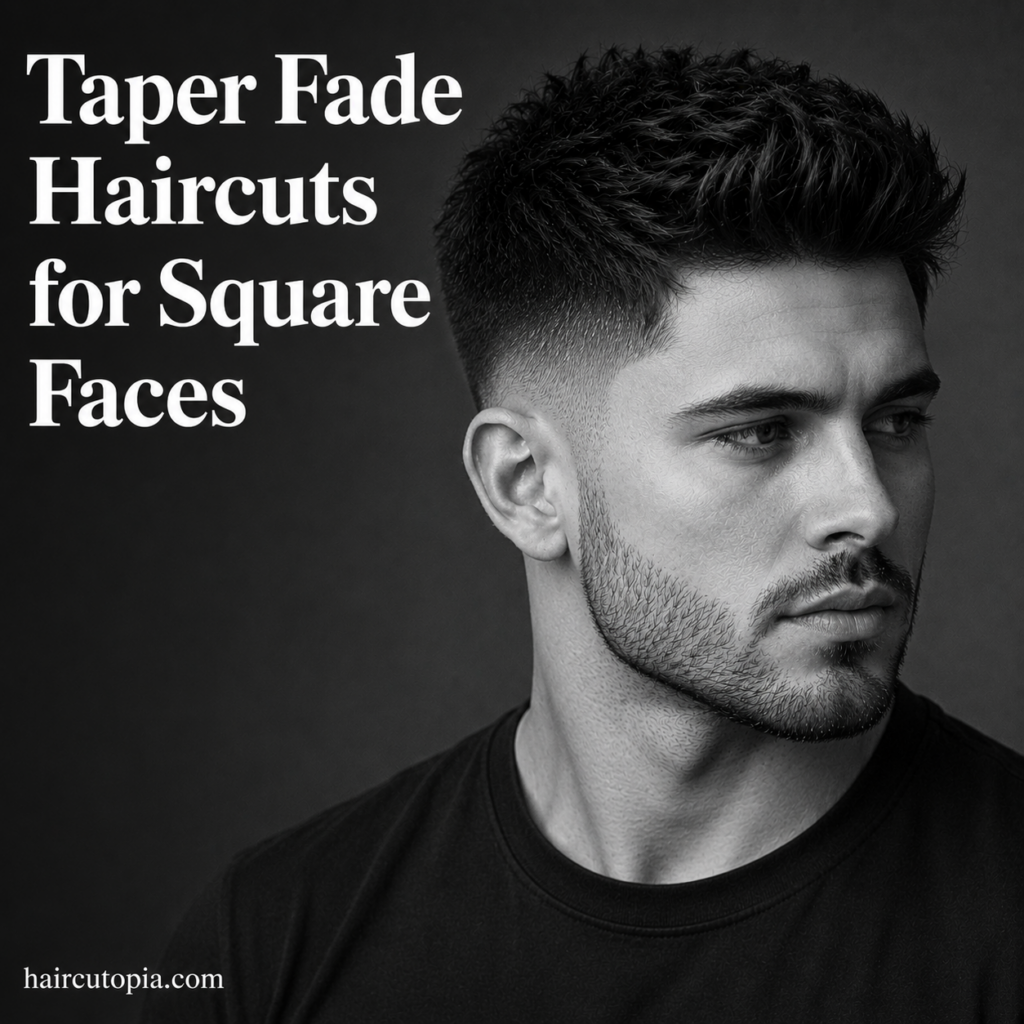 Taper Fade Haircuts for Square Faces: Sharp Styles That Complement Strong Features