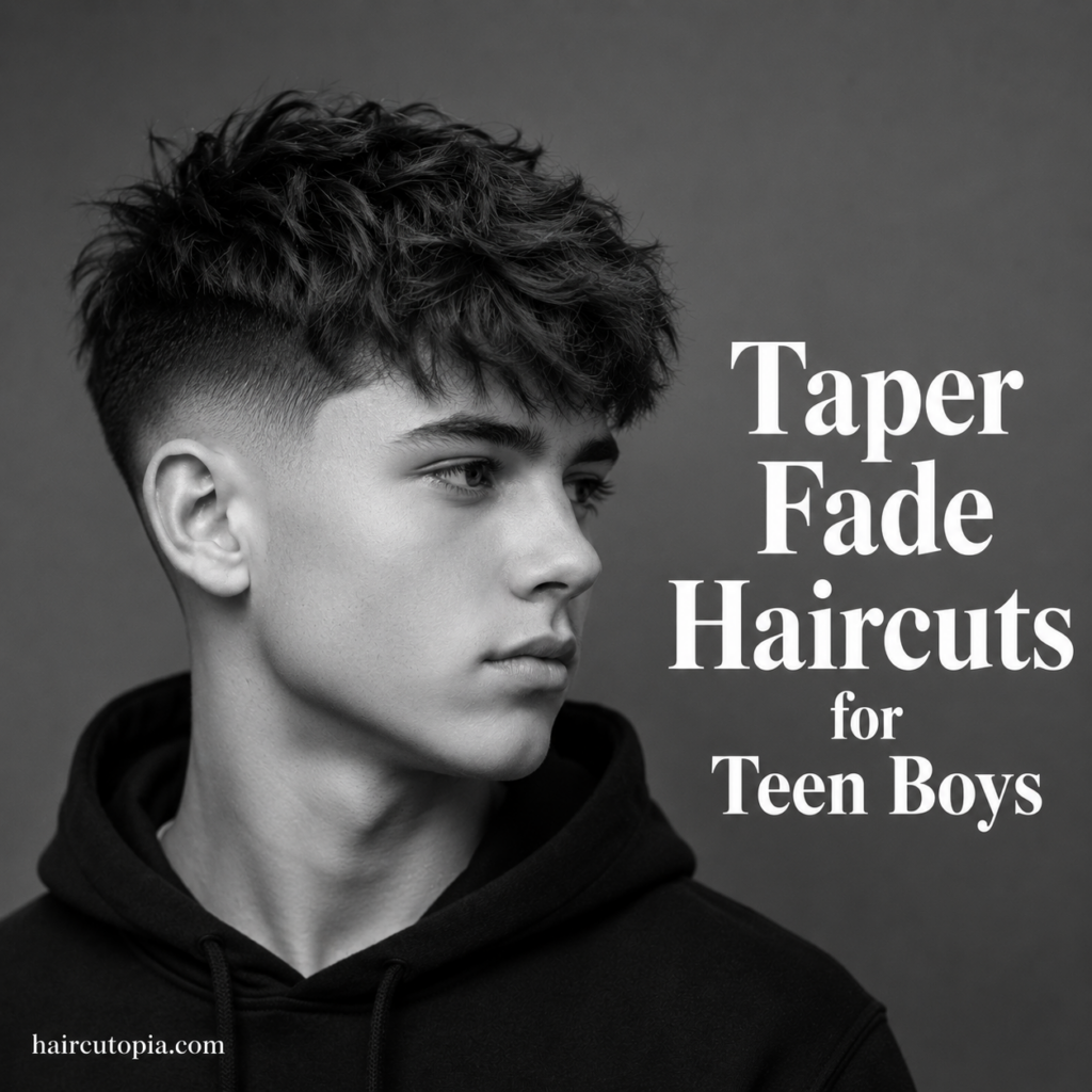 Taper Fade Haircuts for Teen Boys: Trendy, Clean, and Easy to Style