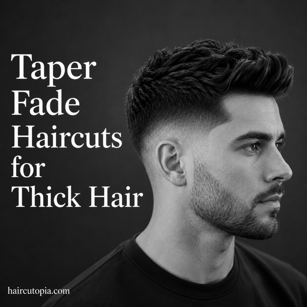 Taper Fade Haircuts for Thick Hair: Stylish, Manageable Cuts That Work With Volume