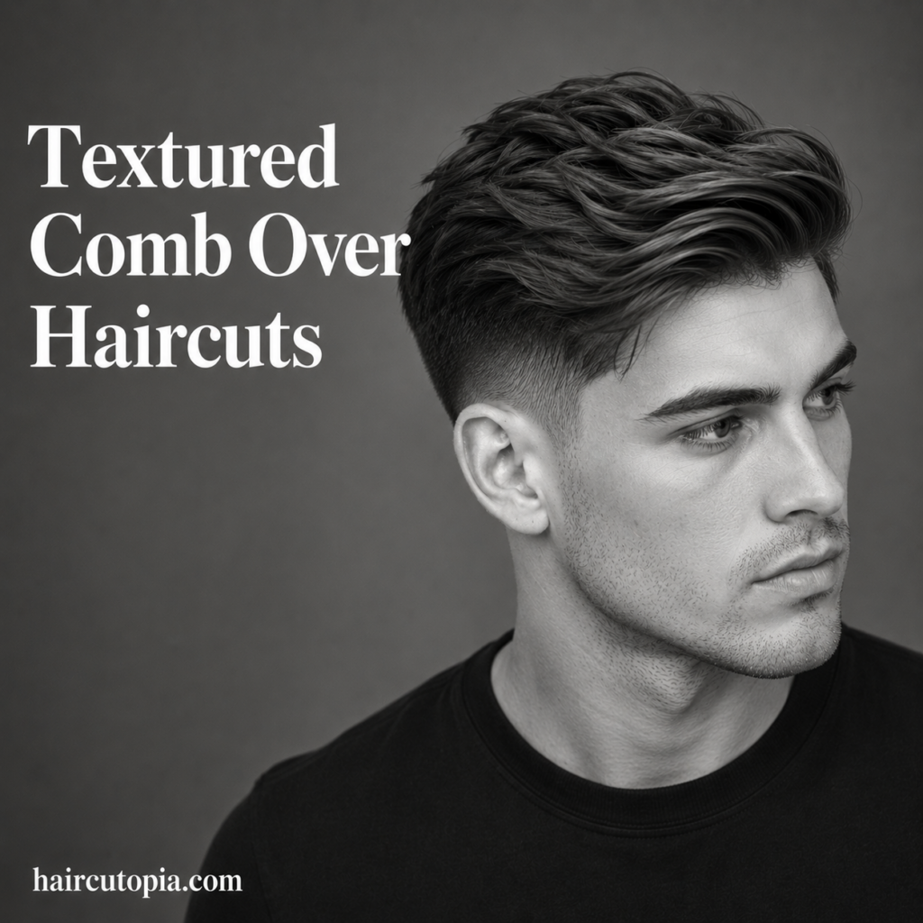 Textured Comb Over Haircuts: Modern Men’s Styles with Natural Movement