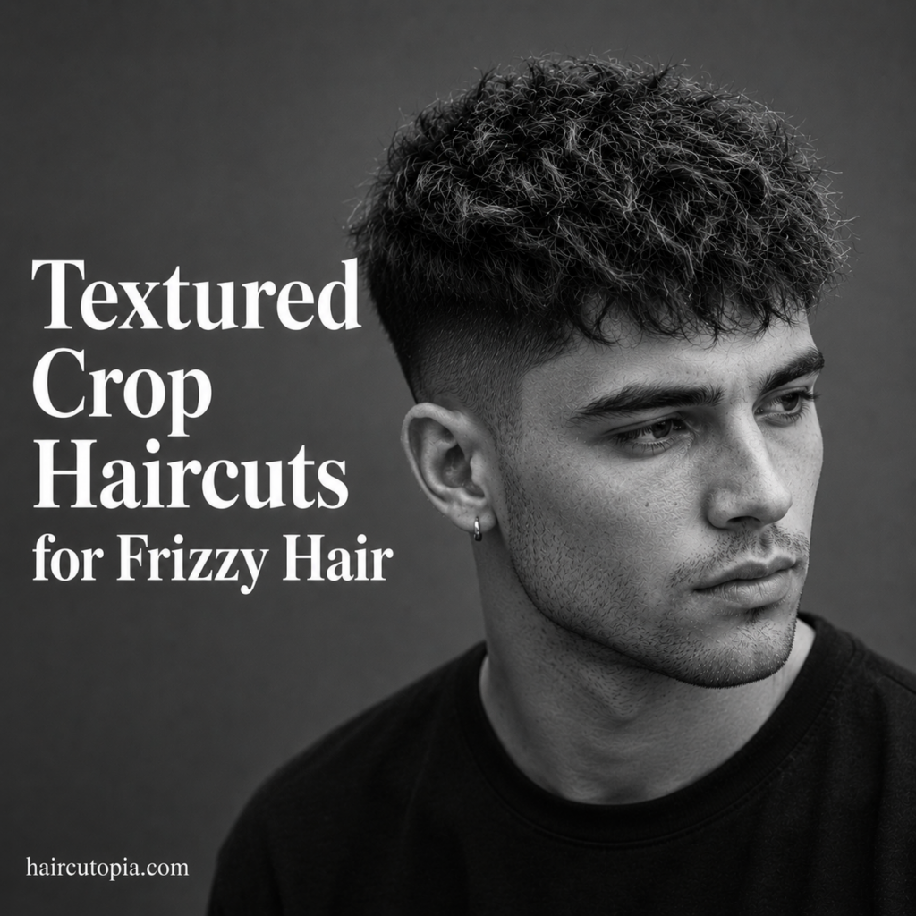 Textured Crop Haircuts for Frizzy Hair: The Best Styles to Tame Frizz with Modern Texture