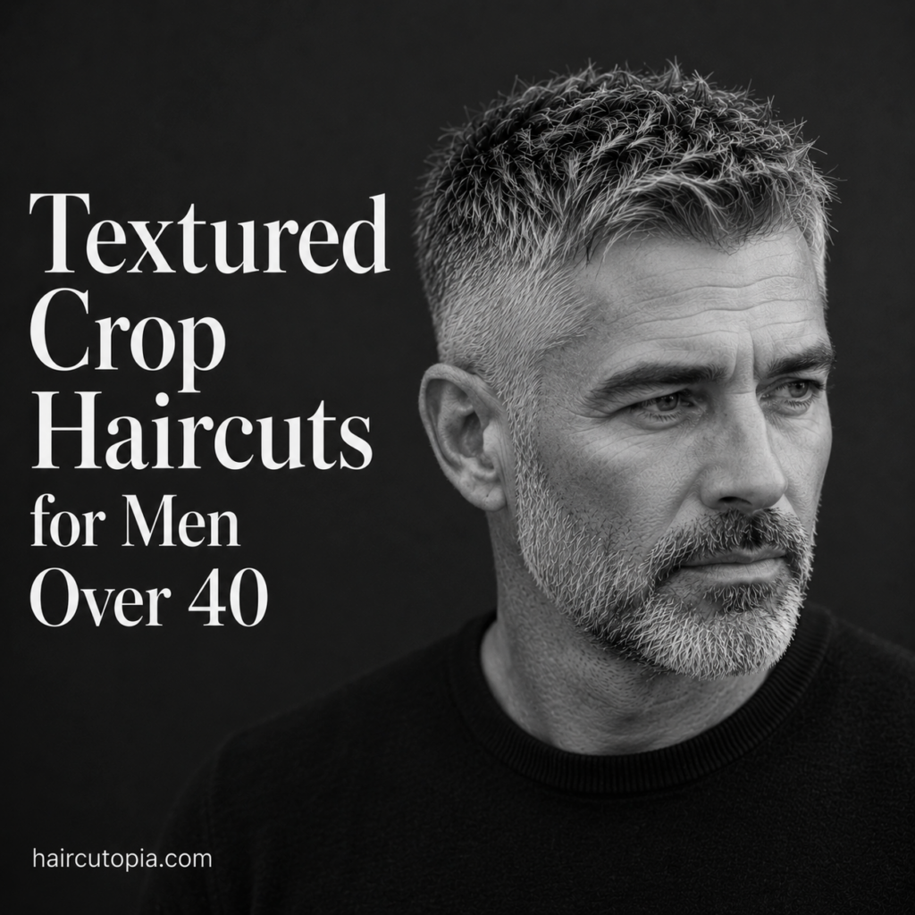 Textured Crop Haircuts for Men Over 40: 25 Modern and Sophisticated Styles