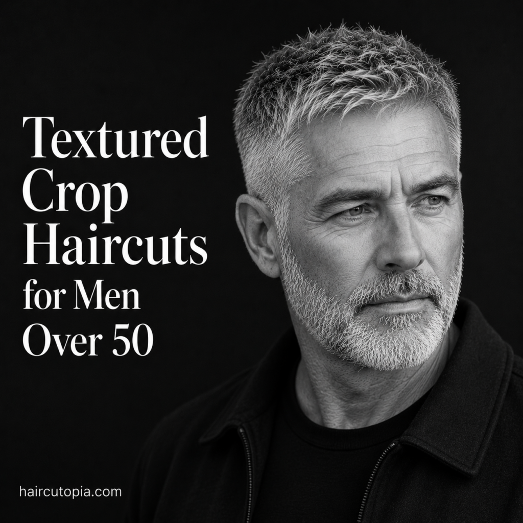Textured Crop Haircuts for Men Over 50: 25 Timeless and Modern Styles