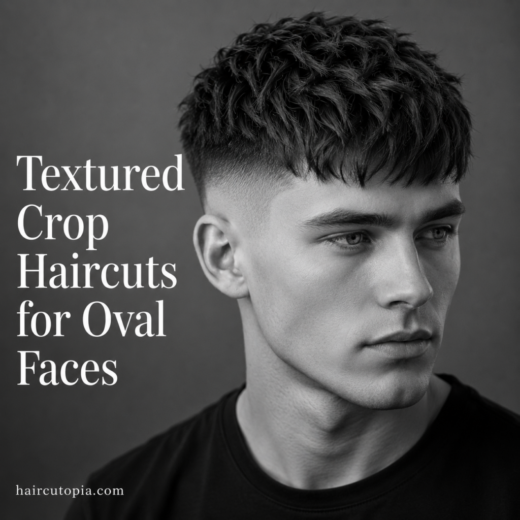 Textured Crop Haircuts for Oval Faces: The Most Versatile Style for Modern Men