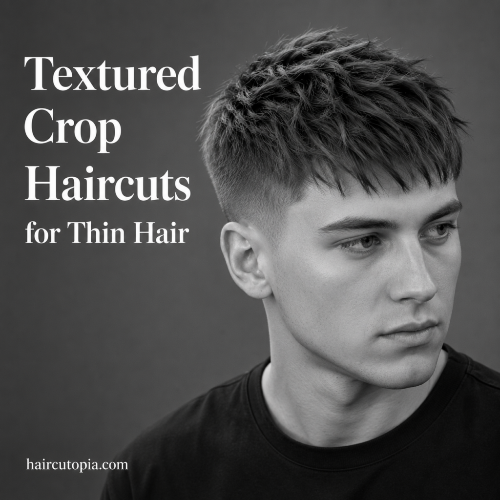 Textured Crop Haircuts for Thin Hair: The Best Style for Adding Volume and Fullness