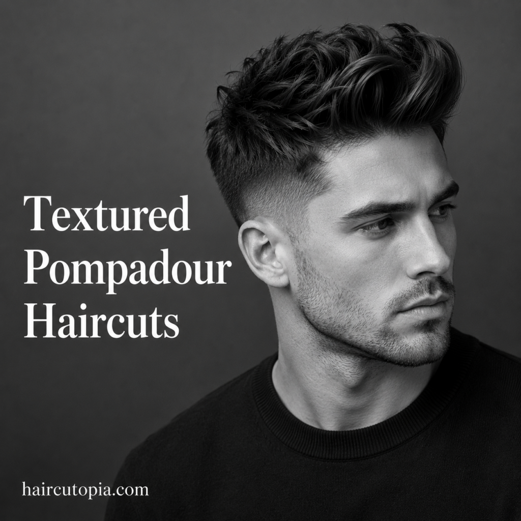 Textured Pompadour Haircuts: Modern Volume With a Natural Finish