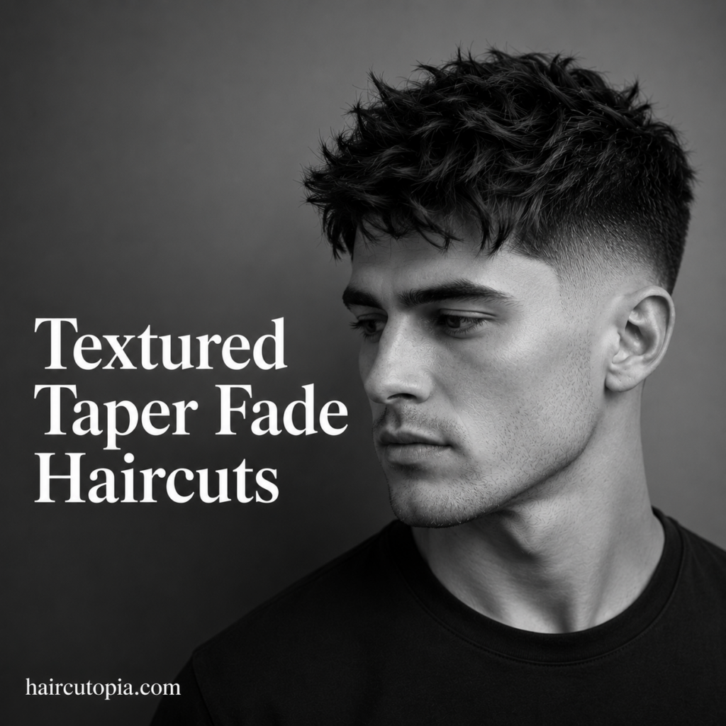 Textured Taper Fade Haircuts: Modern Styles with Volume, Movement, and Personality