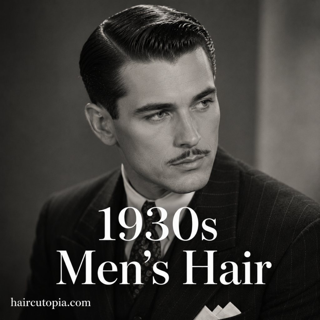 1930s Men’s Hair: Classic Haircuts, Hairstyles and Grooming Trends