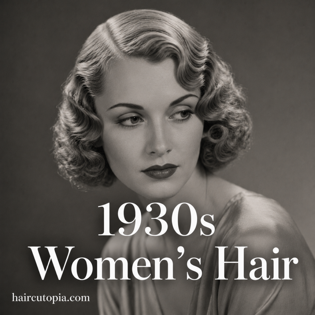 1930s Women’s Hair: Classic Hairstyles, Haircuts and Beauty Trends