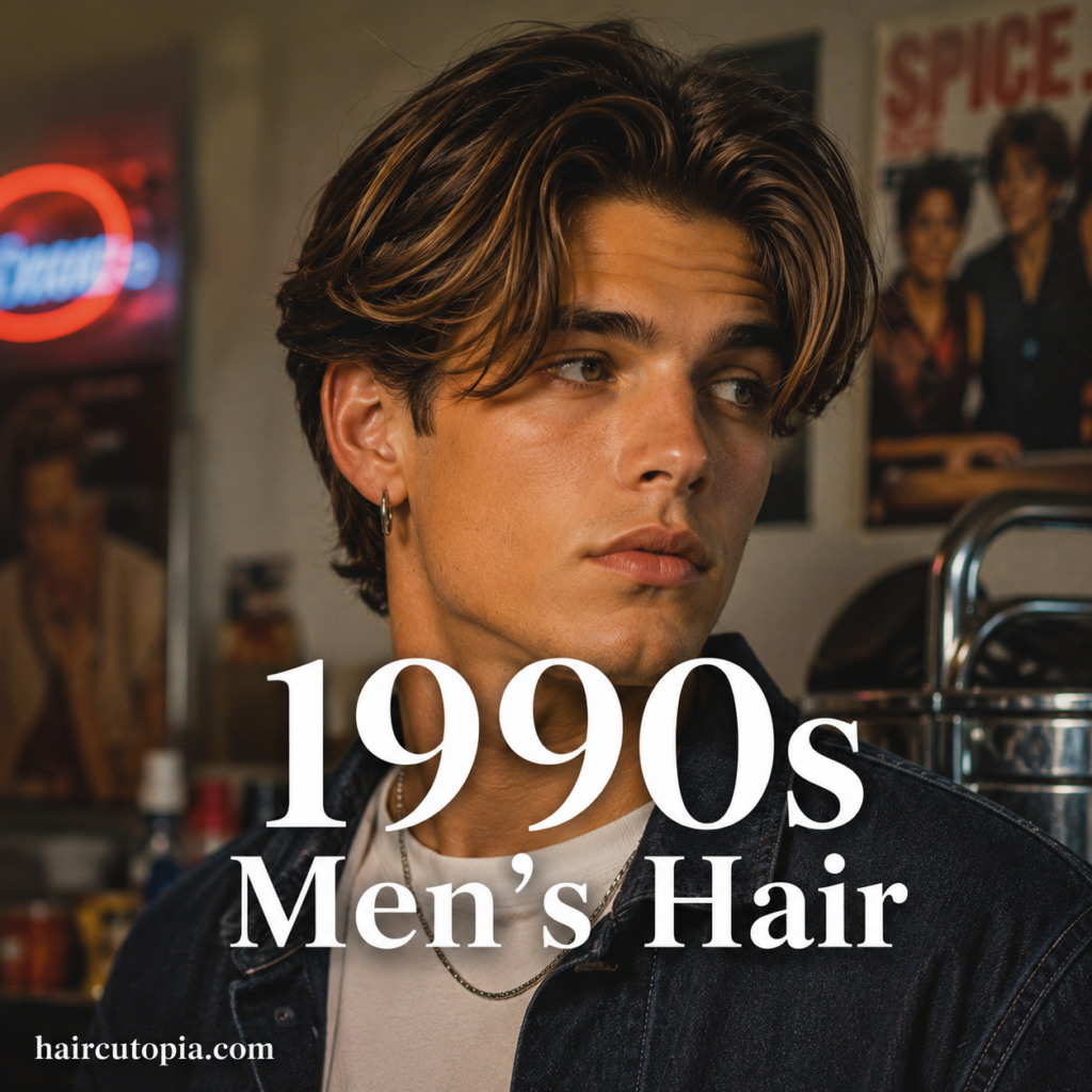 1990s Men’s Hair: Iconic Hairstyles That Defined the Decade