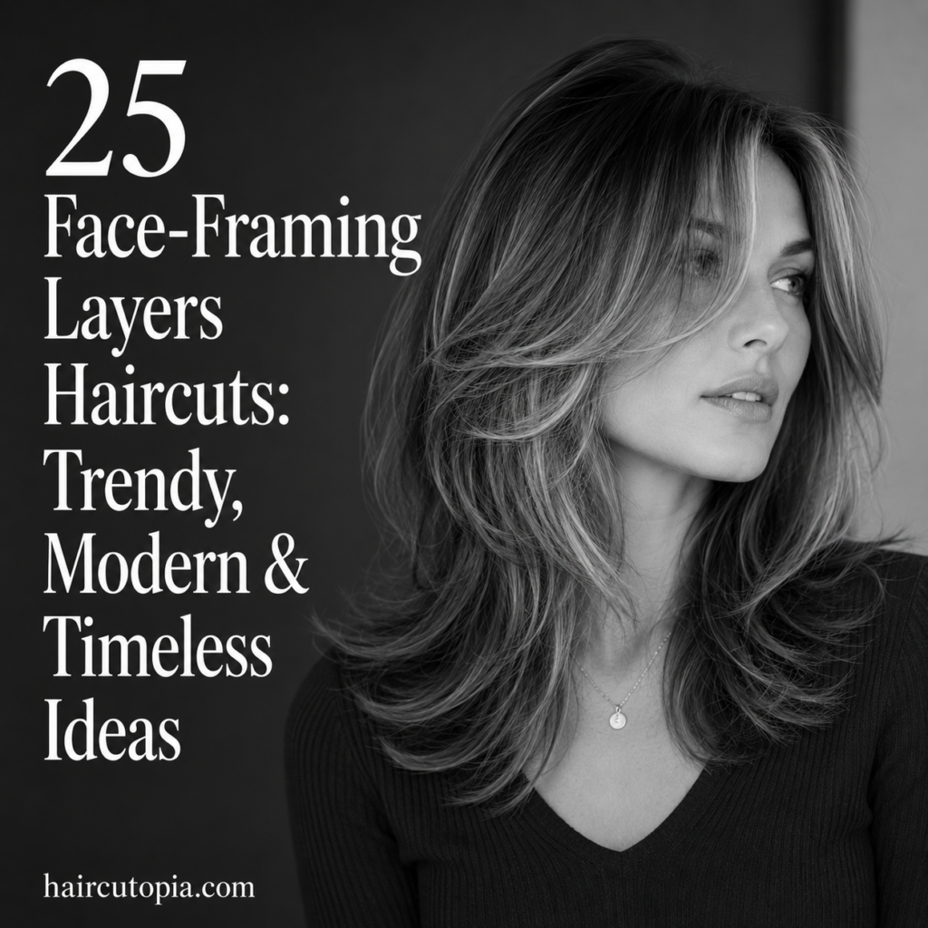 25 Face-Framing Layers Haircuts: Trendy, Modern & Timeless Ideas