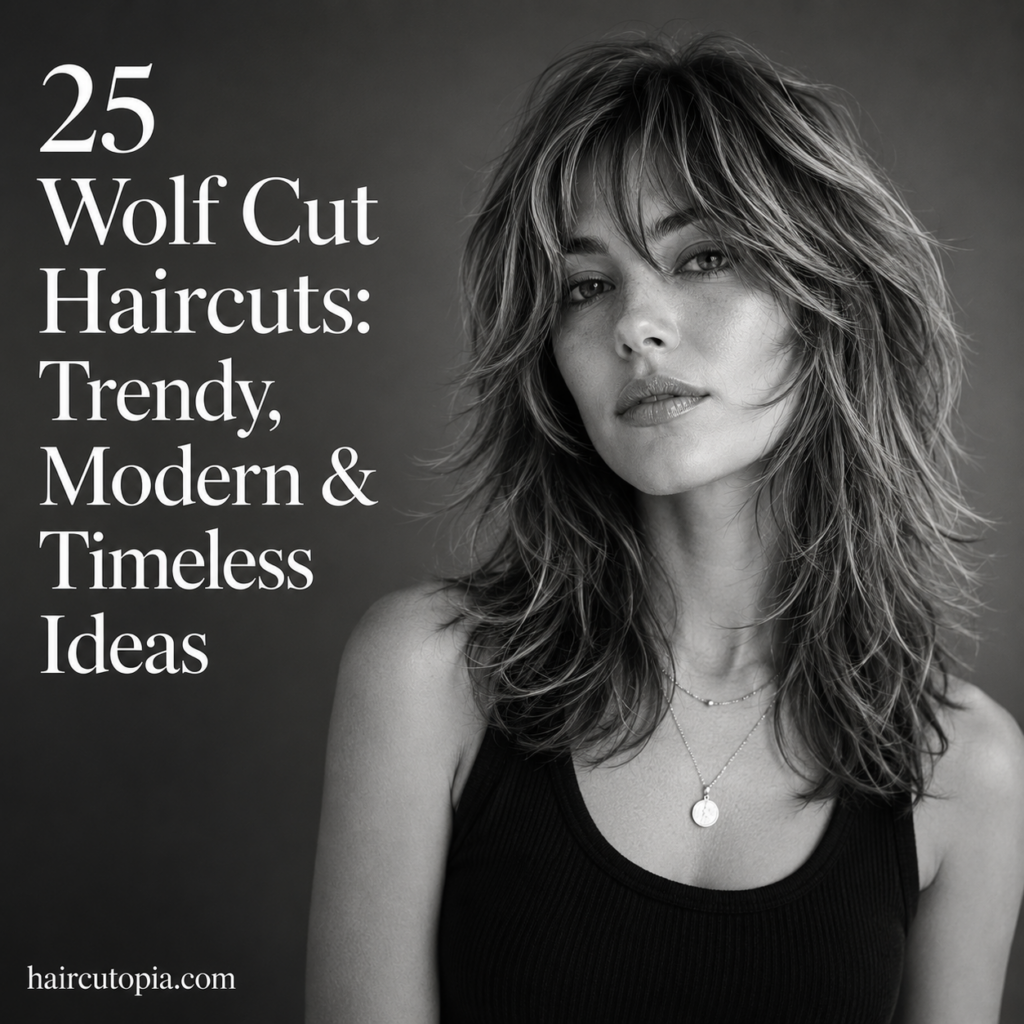 25 Wolf Cut Haircuts: Trendy, Modern & Timeless Ideas