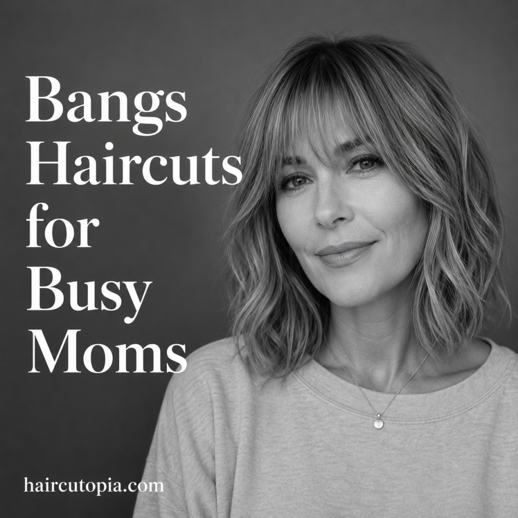 Bangs Haircuts for Busy Moms: 25 Stylish and Low-Maintenance Ideas