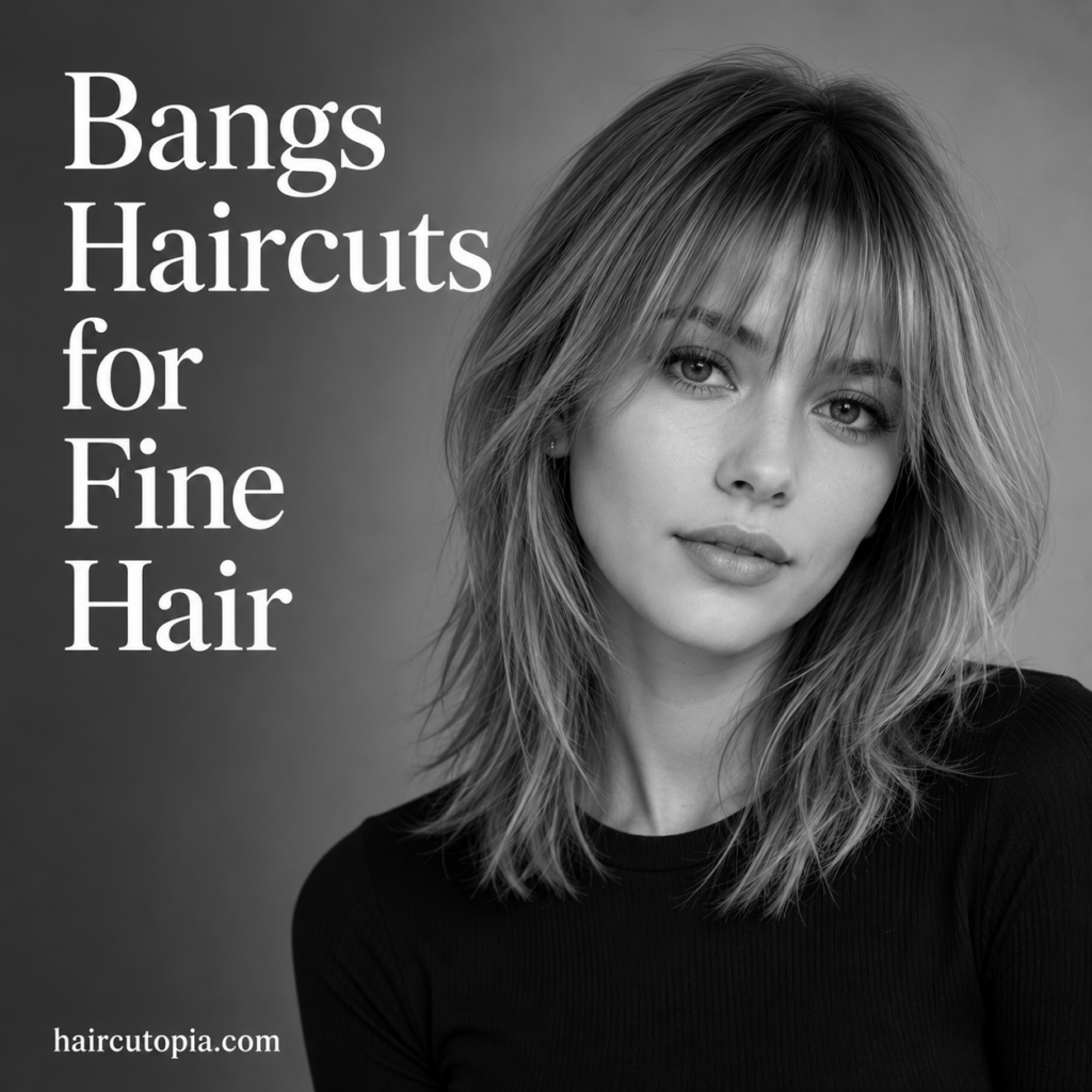 Bangs Haircuts for Fine Hair: 18 Flattering Styles That Create the Look of Fuller Hair