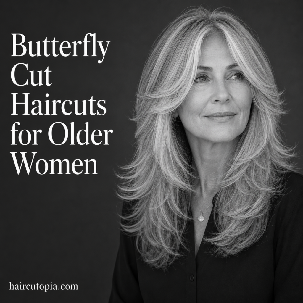 Butterfly Cut Haircuts for Older Women: 25 Elegant Layered Styles That Add Volume and Softness