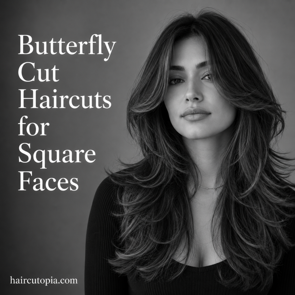 Butterfly Cut Haircuts for Square Faces: 25 Soft Layered Styles That Flatter Your Features