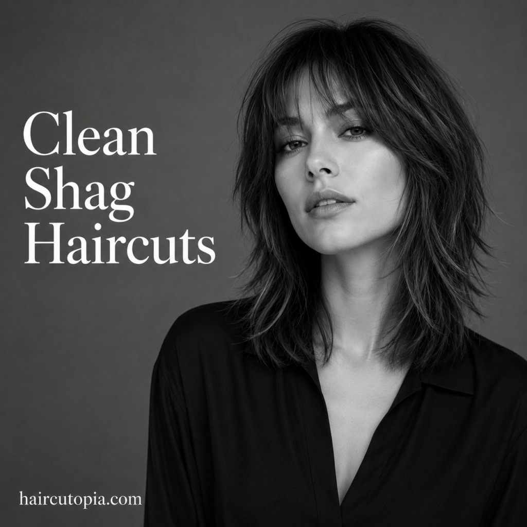 Clean Shag Haircuts: 25 Polished Layered Styles for a Modern Look