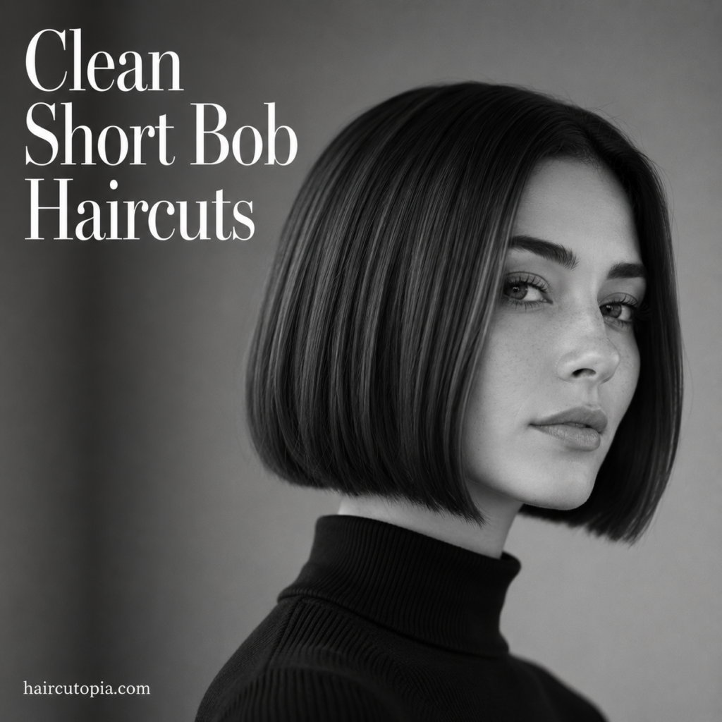 Clean Short Bob Haircuts: 25 Sleek and Timeless Styles for a Polished Look