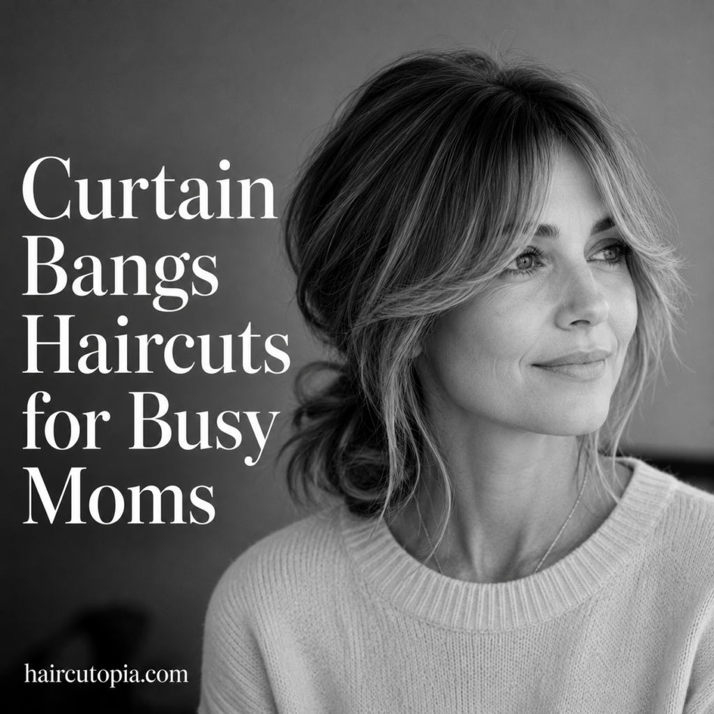 Curtain Bangs Haircuts for Busy Moms: 25 Stylish, Low-Maintenance Looks You’ll Love