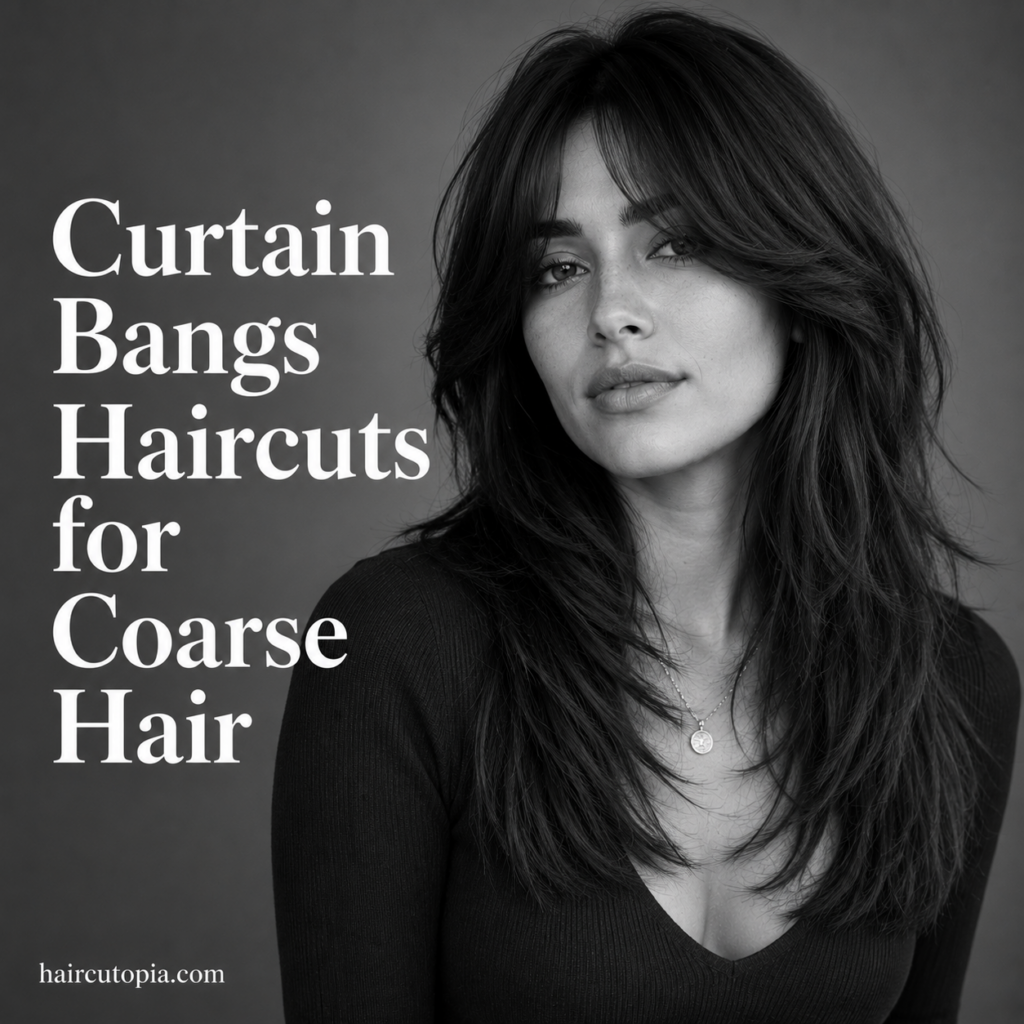 Curtain Bangs Haircuts for Coarse Hair: 25 Gorgeous Styles That Tame Volume and Add Movement