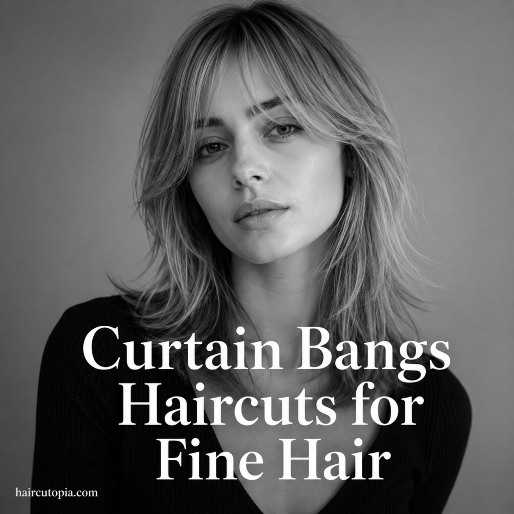 Curtain Bangs Haircuts for Fine Hair: 25 Beautiful Styles That Add Softness and Volume
