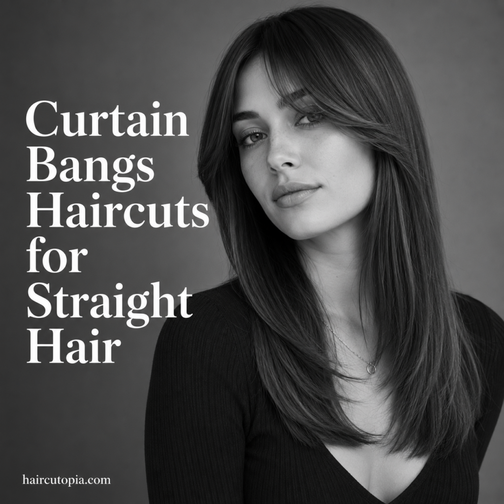 Curtain Bangs Haircuts for Straight Hair: 25 Sleek and Stylish Ideas You’ll Want to Try