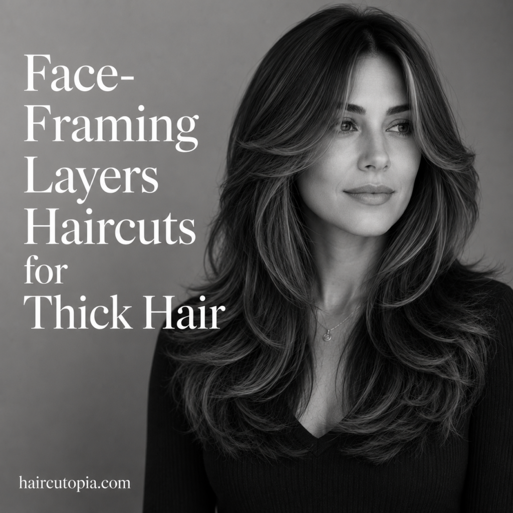 Face-Framing Layers Haircuts for Thick Hair: 25 Gorgeous Styles That Add Shape and Movement
