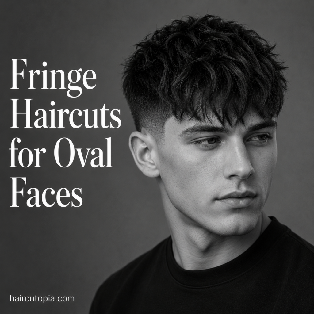 Fringe Haircuts for Oval Faces