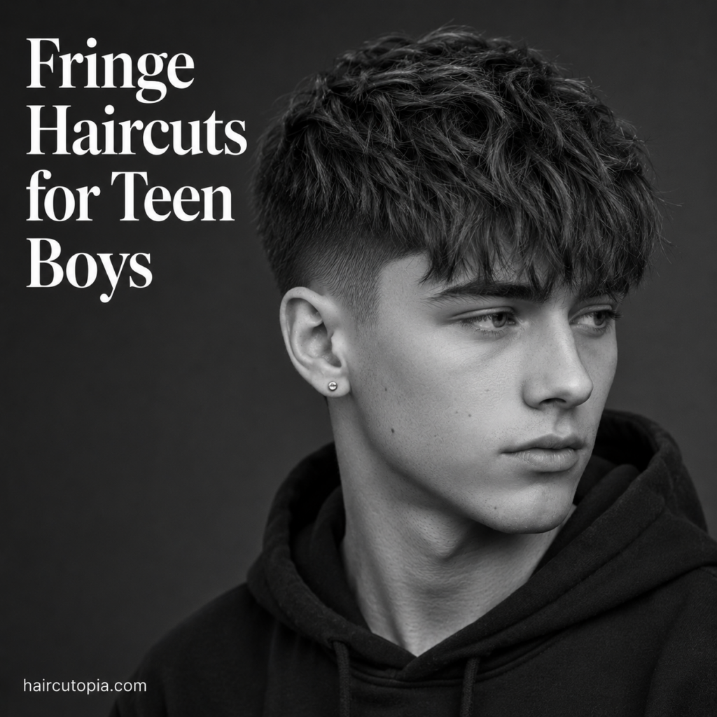 Fringe Haircuts for Teen Boys: 25 Trendy Styles That Are Easy to Wear