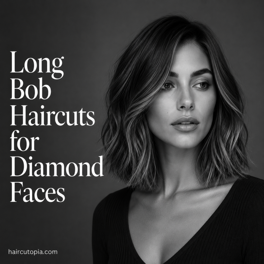 Long Bob Haircuts for Diamond Faces: 25 Flattering Lob Styles That Highlight Your Best Features