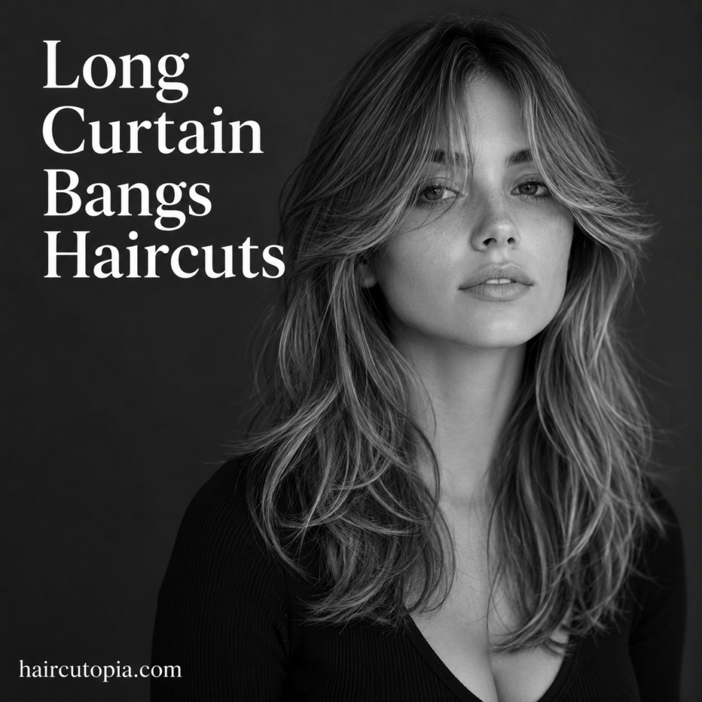 Long Curtain Bangs Haircuts: 25 Gorgeous Styles for Effortless, Face-Framing Beauty
