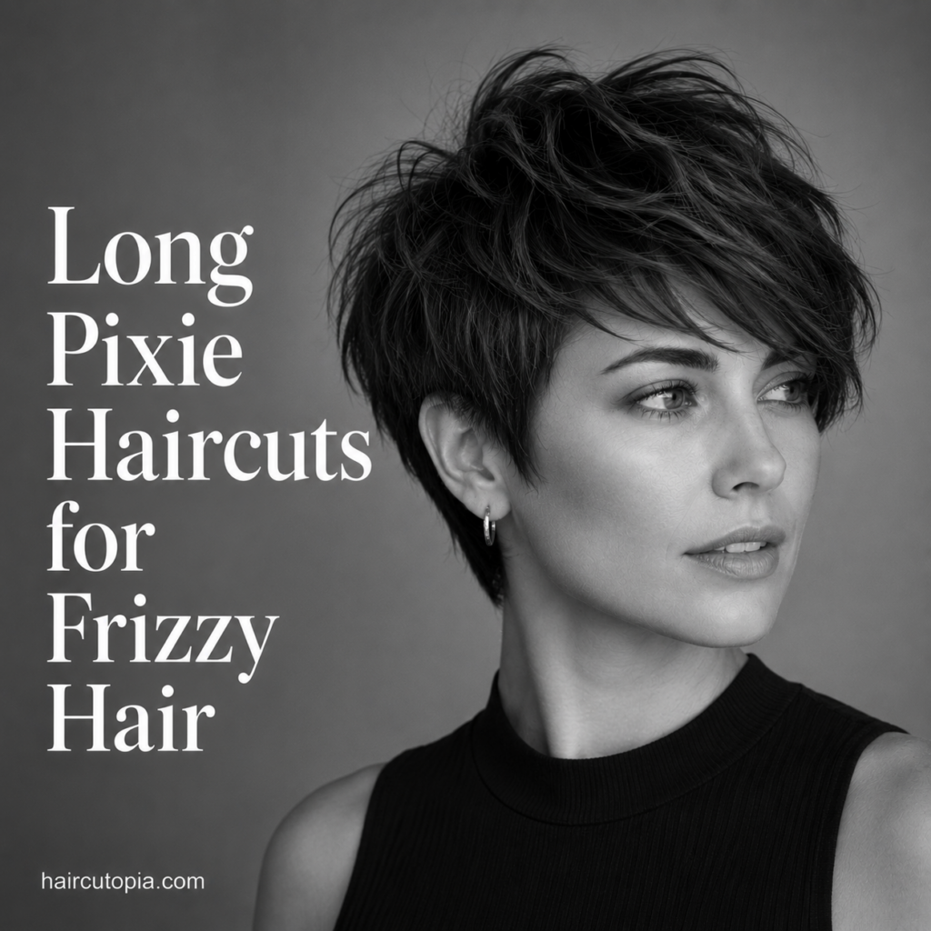 Long Pixie Haircuts for Frizzy Hair: 25 Flattering Styles for Texture and Control