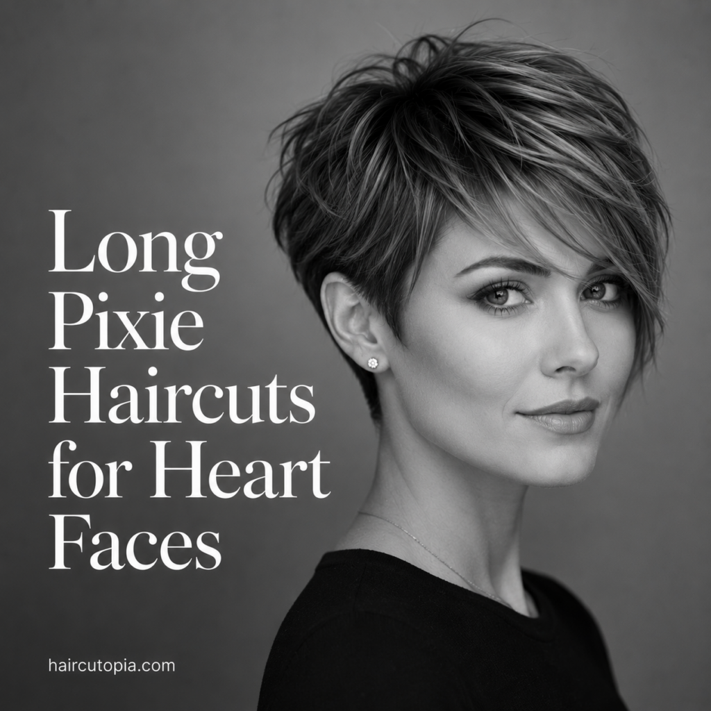 Long Pixie Haircuts for Heart Faces: Flattering Styles That Balance Your Features