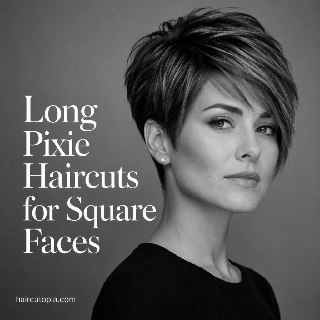 Long Pixie Haircuts for Square Faces: Stylish Cuts That Soften Strong Features