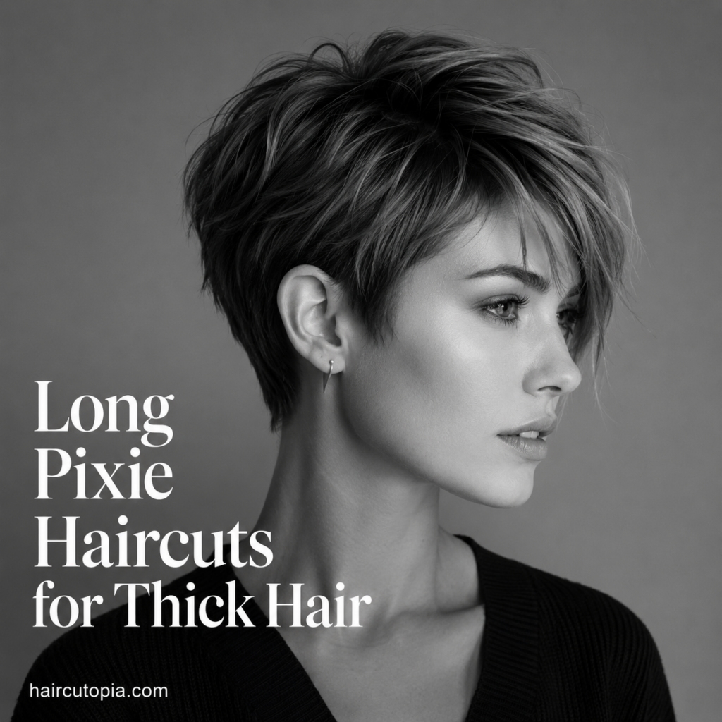 Long Pixie Haircuts for Thick Hair: 25 Stylish Ideas for Shape, Texture, and Movement