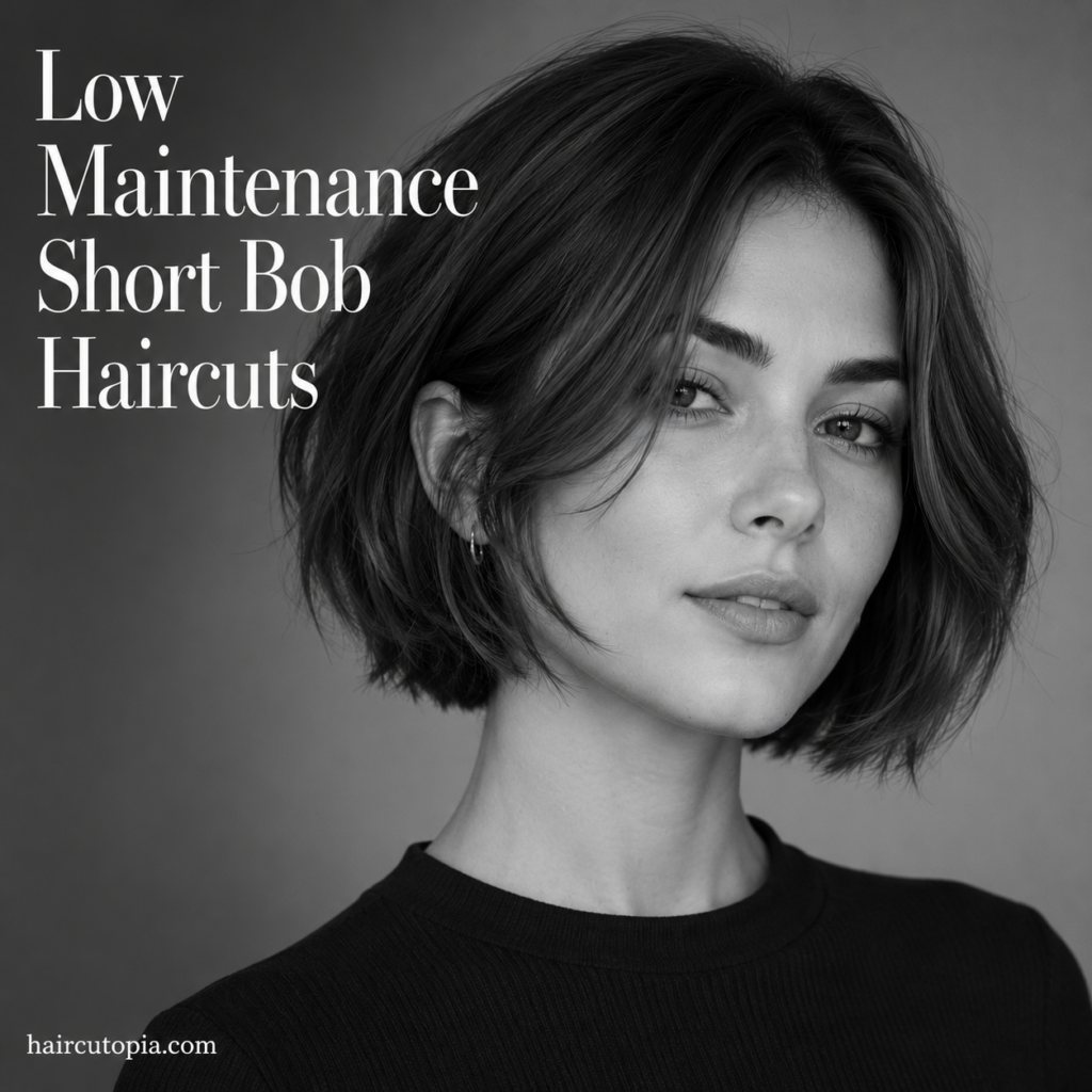 Low Maintenance Short Bob Haircuts: 25 Easy Styles That Always Look Great