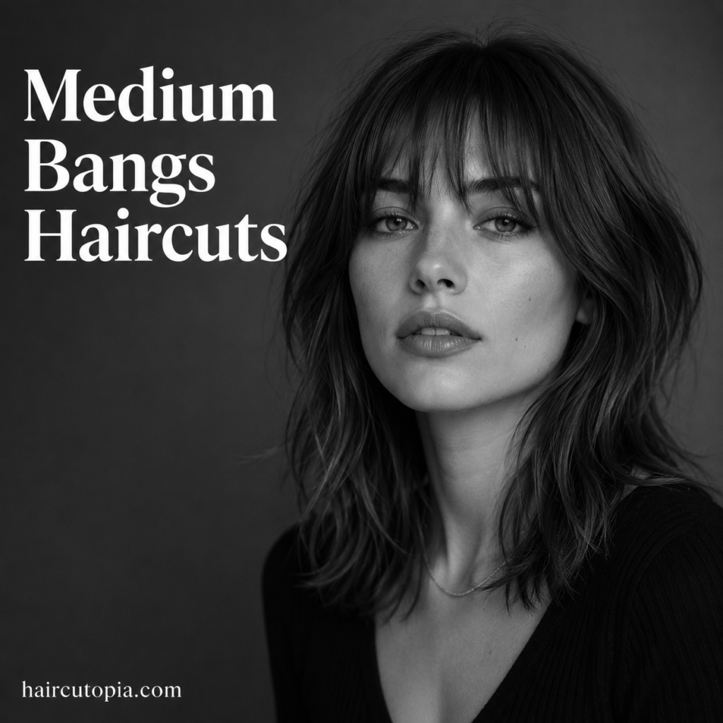 Medium Bangs Haircuts: 25 Stylish Ideas for a Soft, Flattering Look