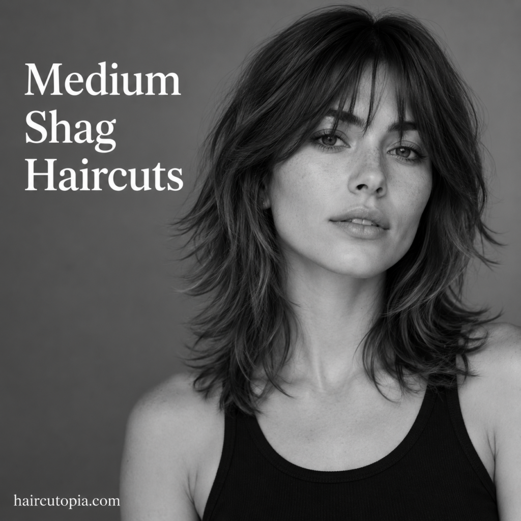 Medium Shag Haircuts: 25 Stylish Layered Looks for Every Hair Type
