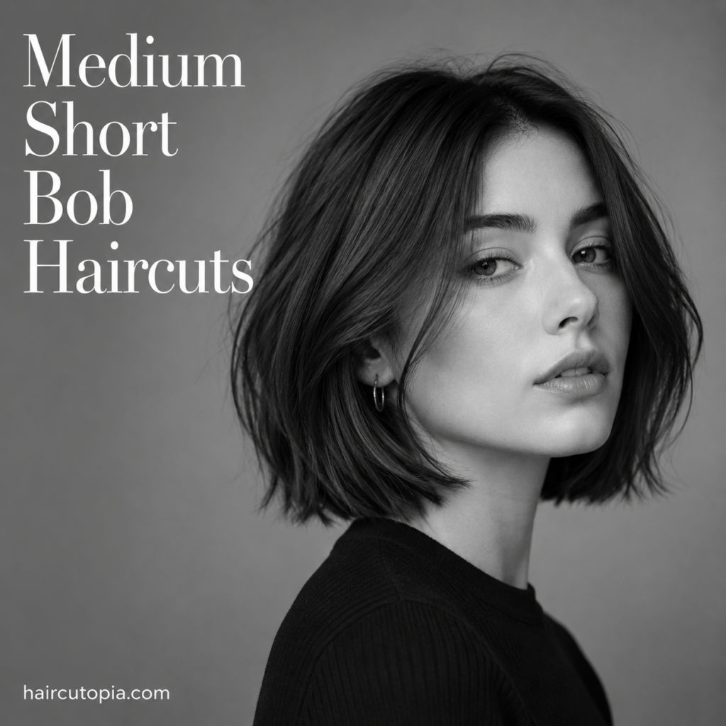 Medium Short Bob Haircuts: 25 Stylish Ideas for Every Hair Type and Face Shape