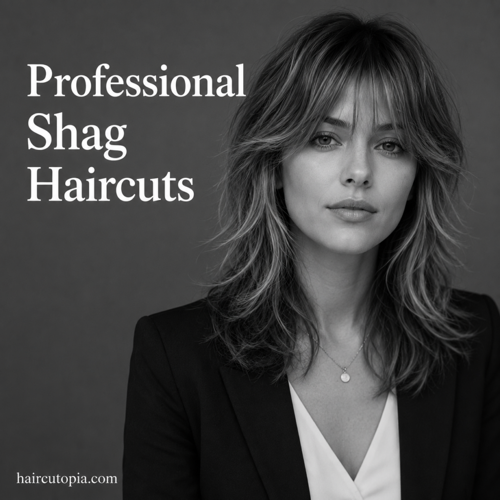 Professional Shag Haircuts: 25 Polished Layered Styles for the Workplace