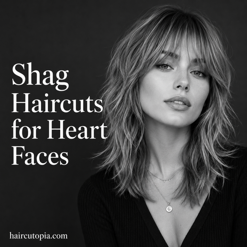 Shag Haircuts for Heart Faces: 25 Flattering Styles That Balance Your Features