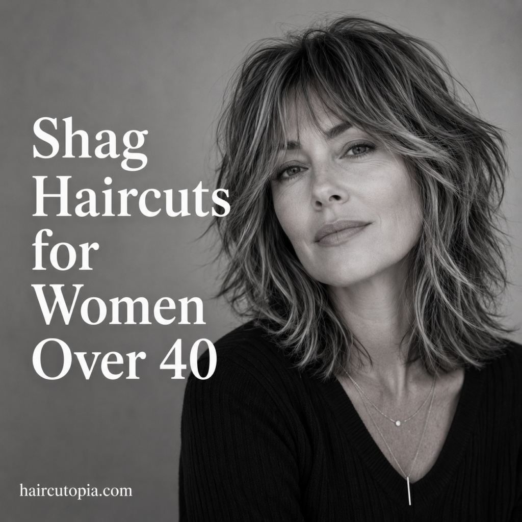 Shag Haircuts for Women Over 40: Timeless, Modern Styles That Add Volume and Movement