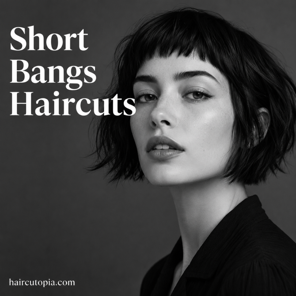 Short Bangs Haircuts: 25 Chic Styles That Make a Bold Statement