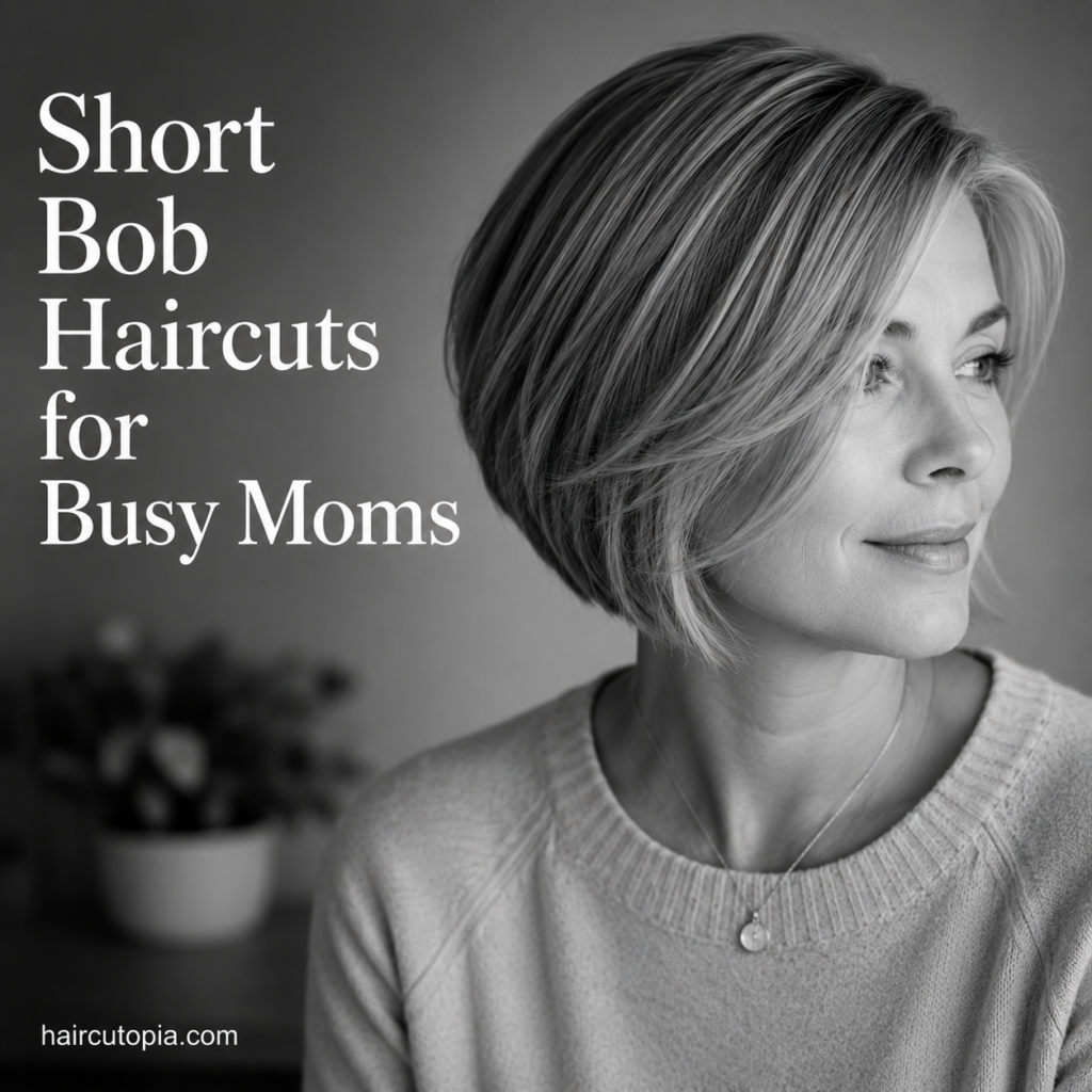Short Bob Haircuts for Busy Moms: Stylish, Low-Maintenance Looks That Save Time